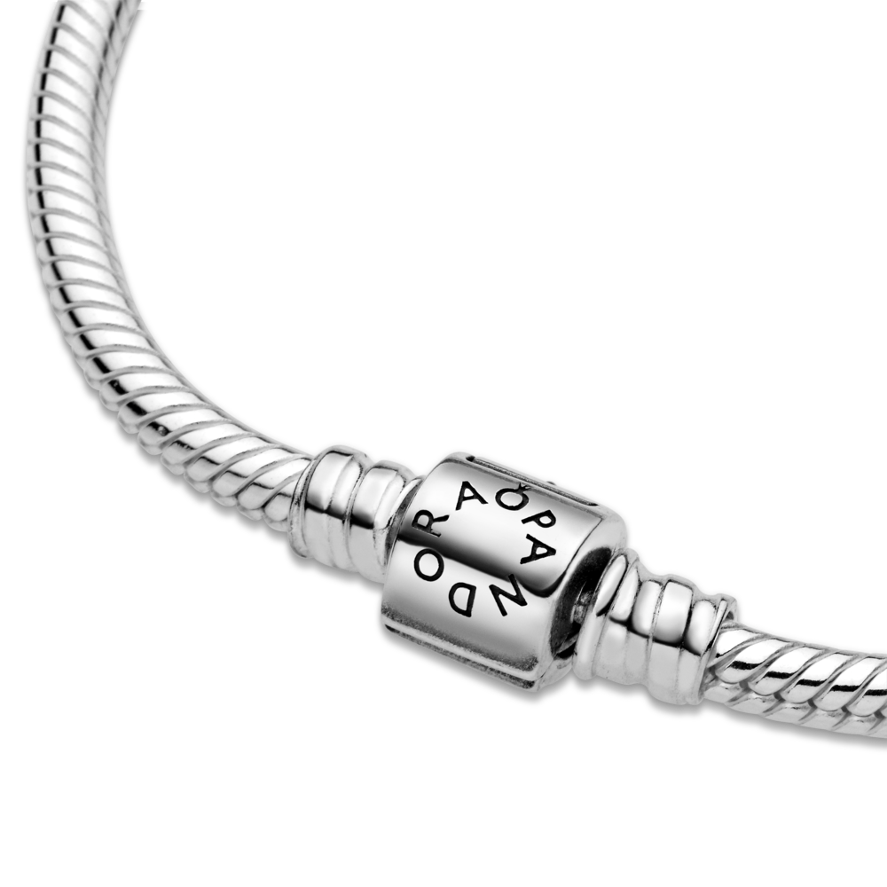 Barrel Clasp Snake Chain Bracelet