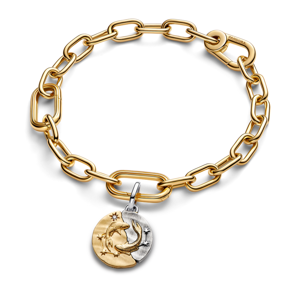 Zivju zodiaka medaljona amulets