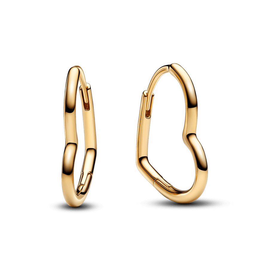 Asimetriskie sirds formas stīpiņu auskari