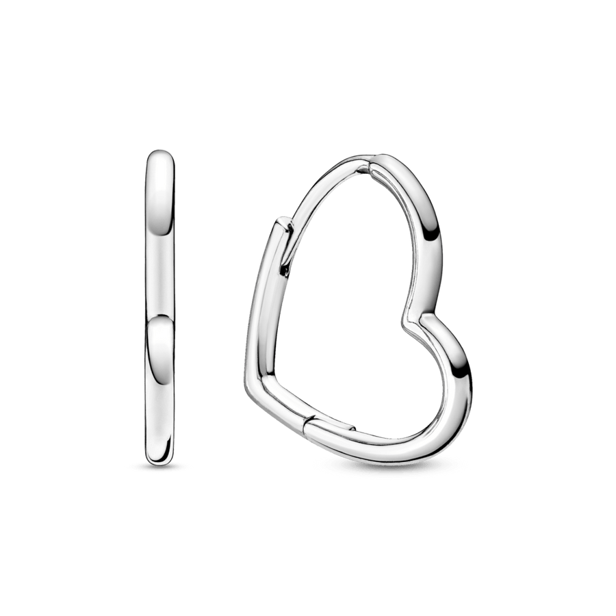 Asimetriski sirds riņķa auskari