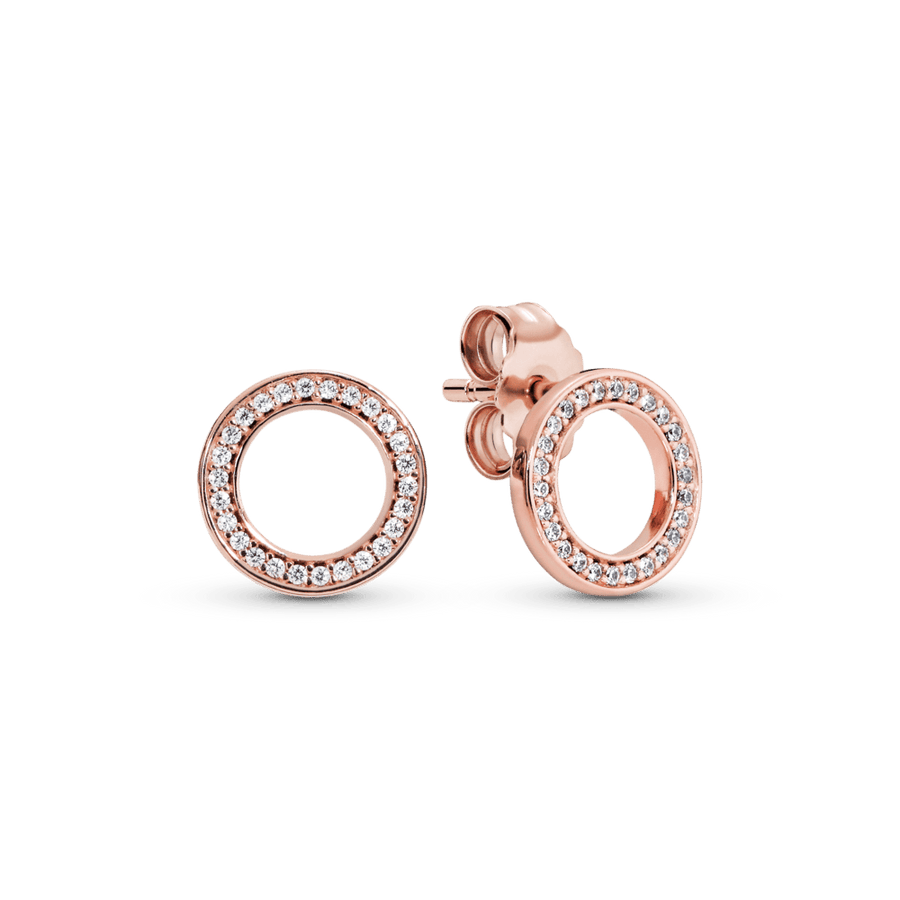 Mirdzoši apļa auskari