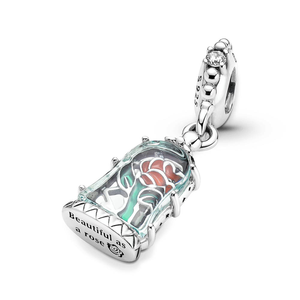 Piekarināmais Disney Skaistules un Briesmoņa apburtās rozes amulets