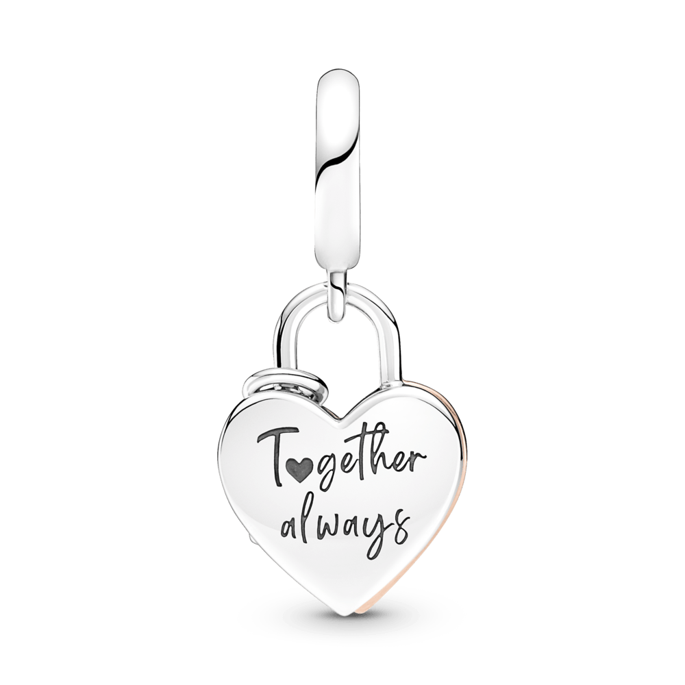 Dubultais piekarināmais amulets ar sirsniņas slēdzeni