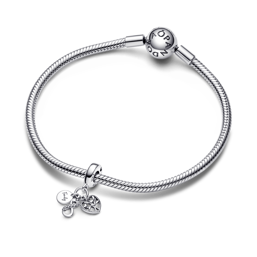 Piekarināmais trīskāršais amulets ar ģimenes bezgalības motīvu