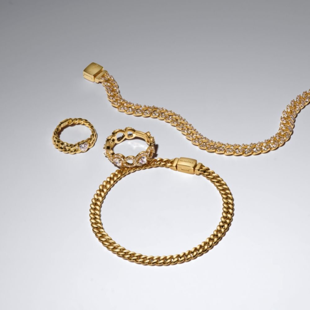 Sirds formas Kubas ķēdes gredzens