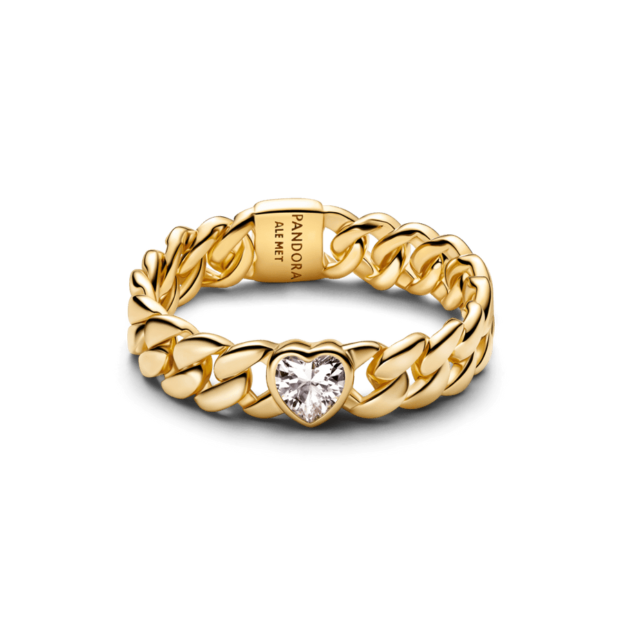 Sirds formas Kubas ķēdes gredzens