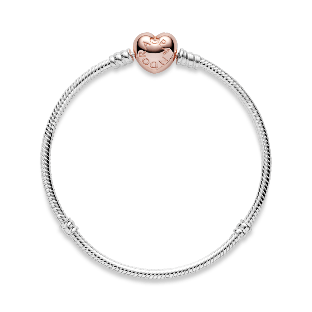 Moments sirds un čūskas raksta ķēdītes rokassprādze