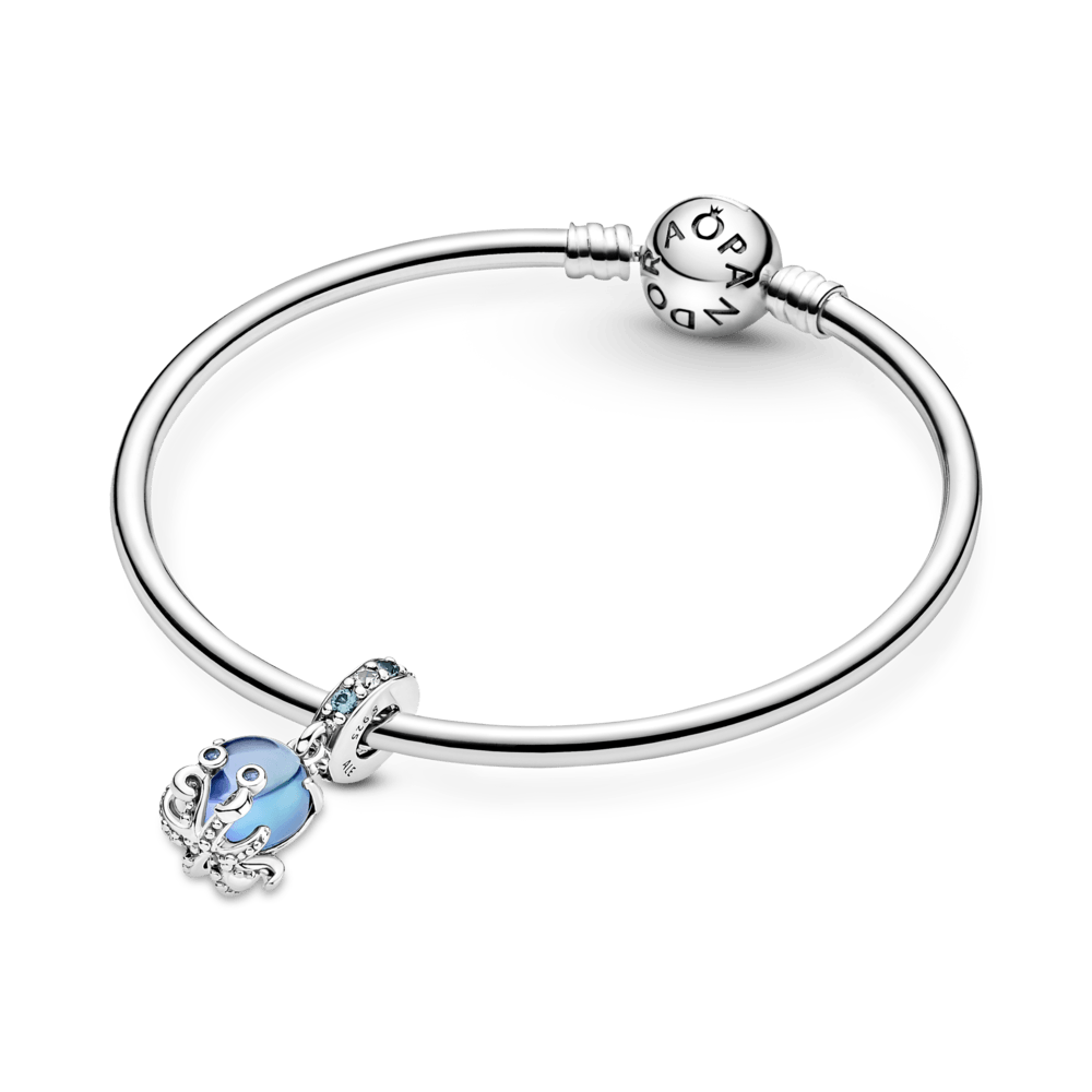 Piekarināmais Murano stikla mīlīgā astoņkāja amulets