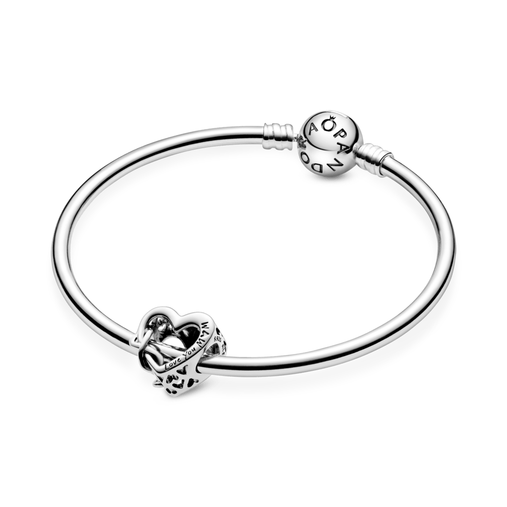 “Mammu, es tevi mīlu” sirsniņamulets ar bezgalības motīvu