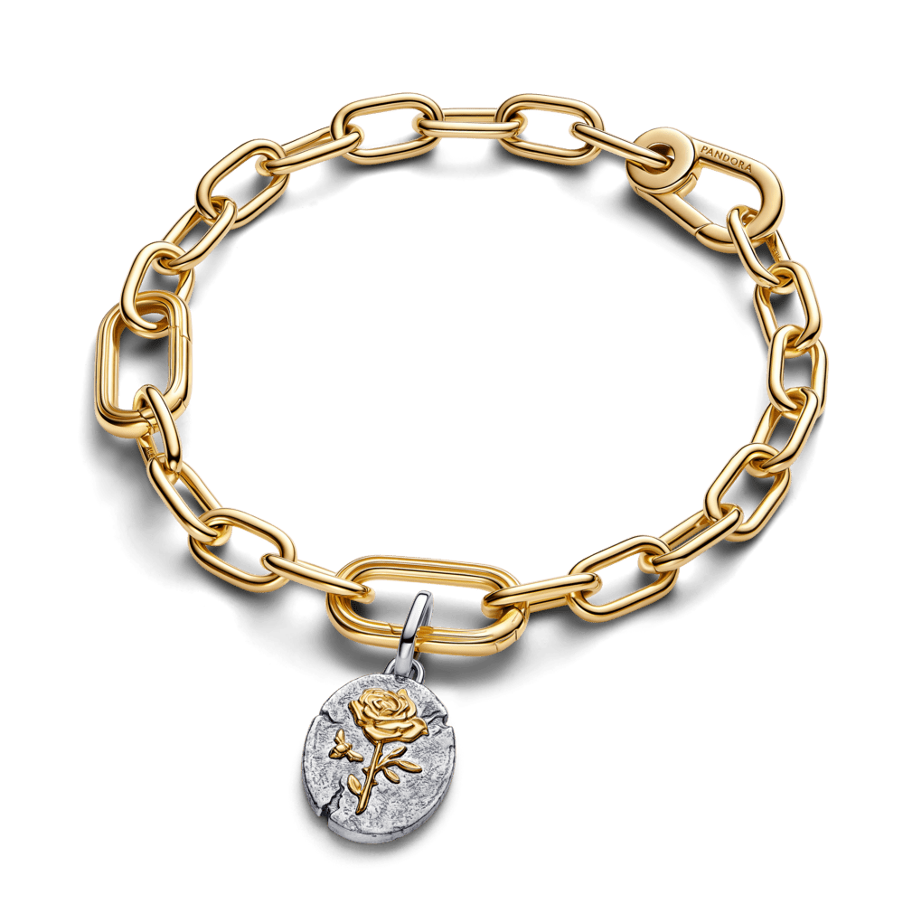 Rozes medaljona amulets