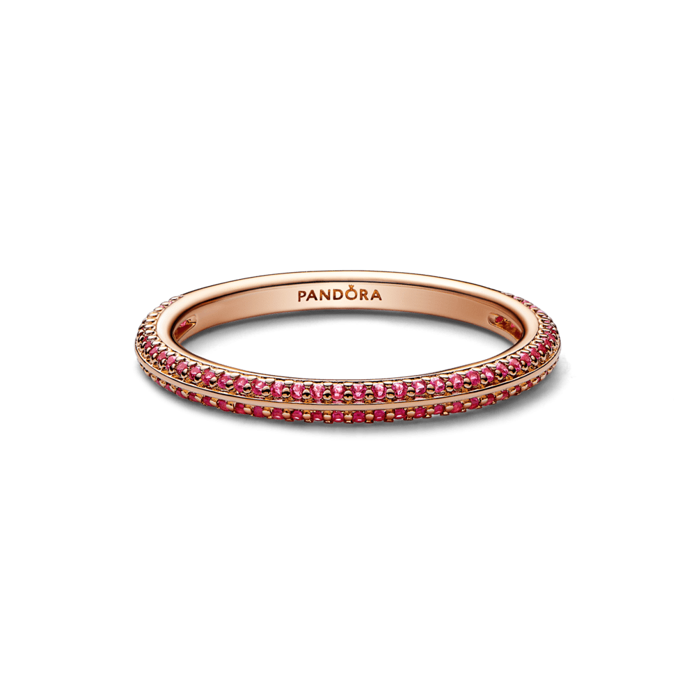 Sarkans Pandora ME pavé gredzens