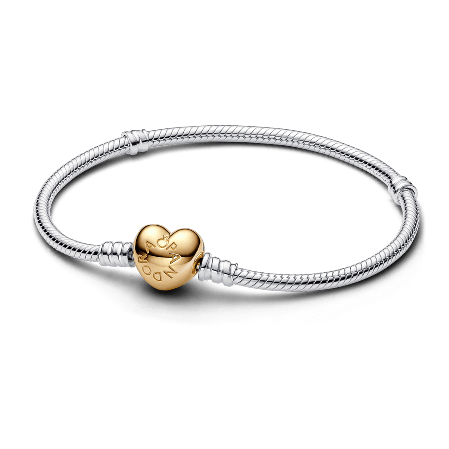 Pandora Moments sirds aizdares čūskas ķēdes aproce