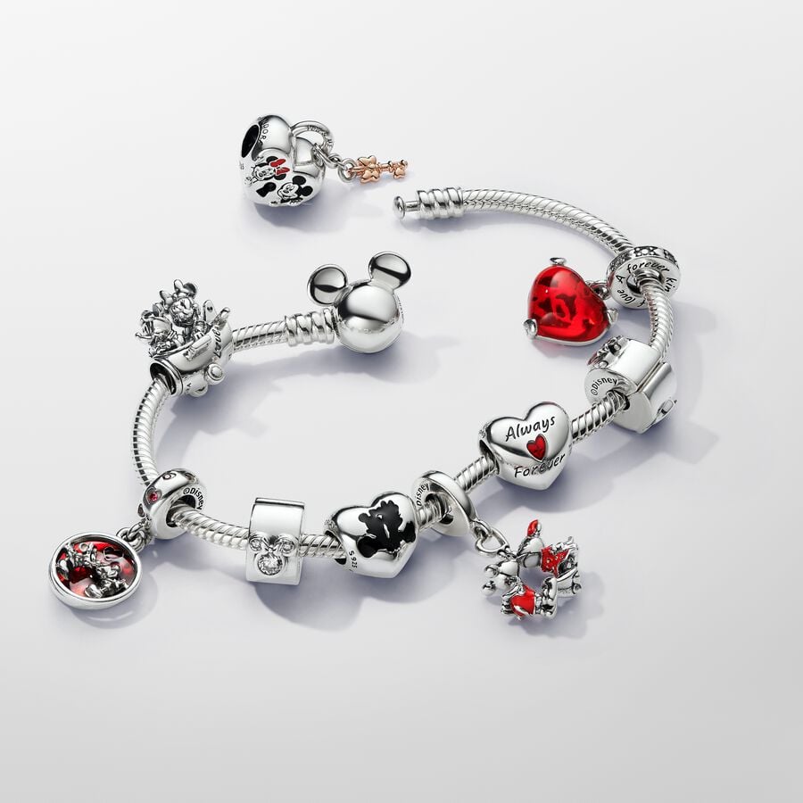 Disney Mickey Mouse Moments aizdares čūskas ķēdes rokassprādze