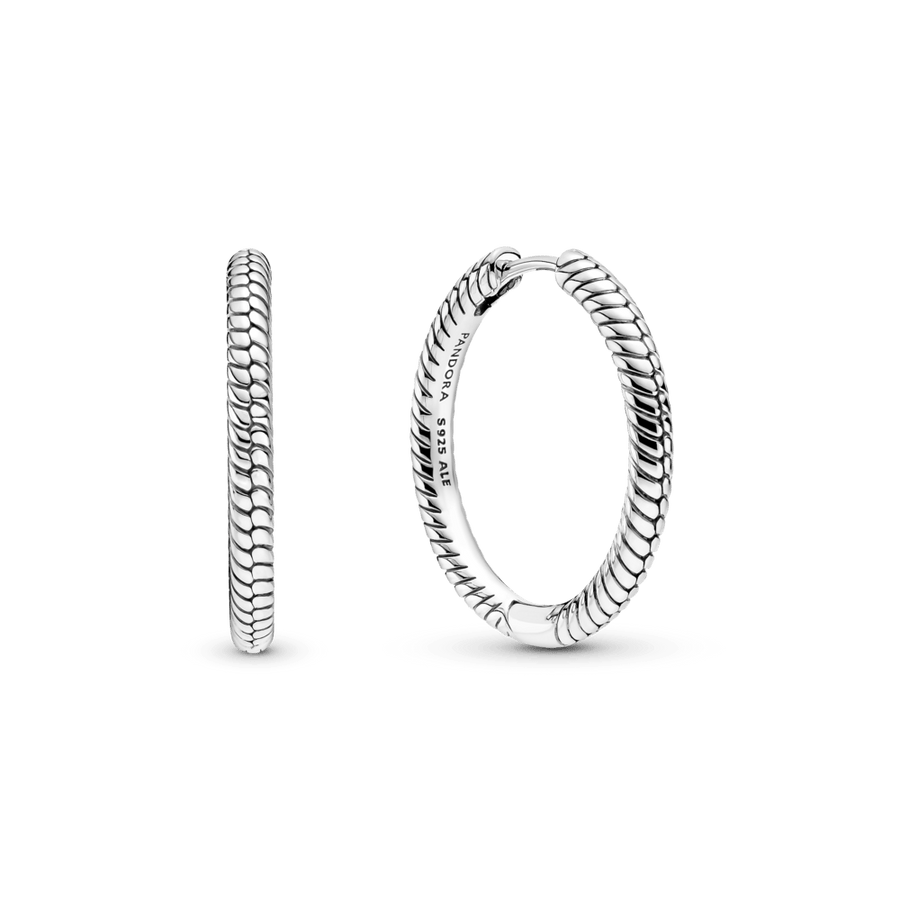 Pandora Moments riņķa auskari ar amuletu