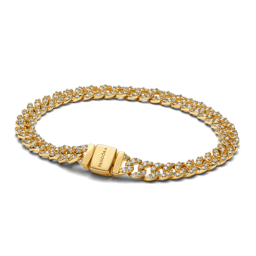 Pavé Kubas ķēdes rokassprādze