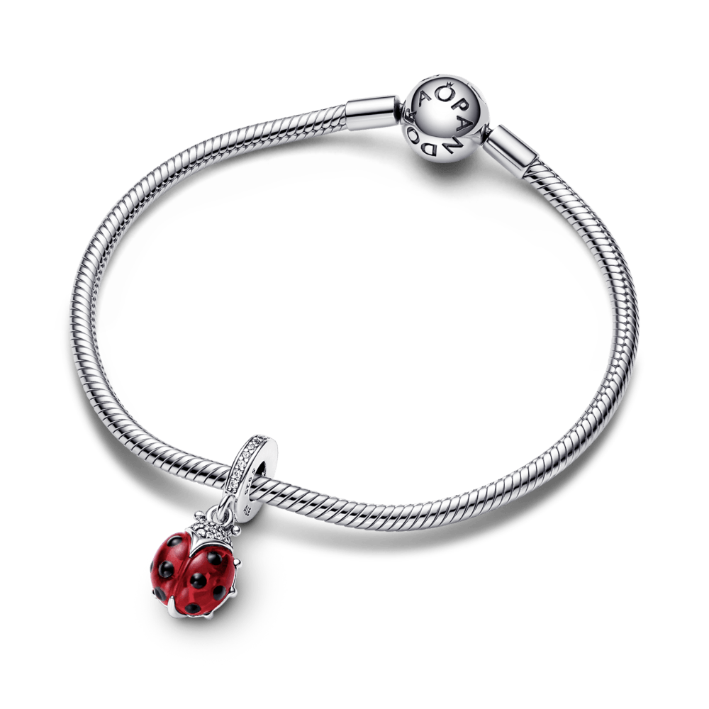 Piekarināmais āboliņa un bizbizmārītes amulets