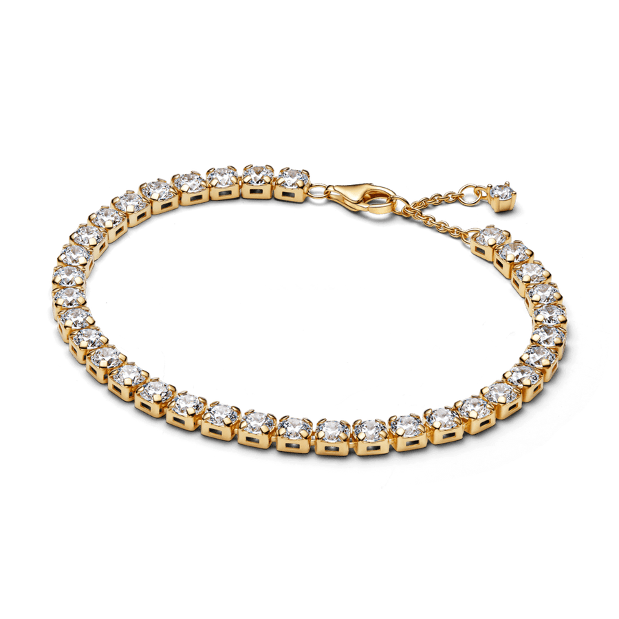 Mirdzoši greznā tenisa rokassprādze