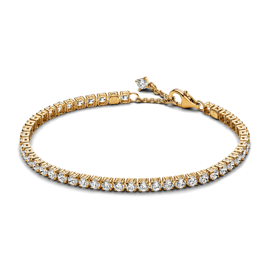 Mirdzošā tenisa rokassprādze