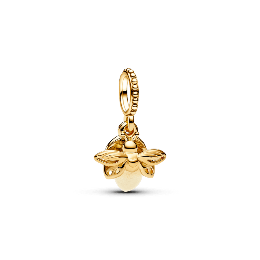 Tumsā mirdzoša jāņtārpiņa amulets