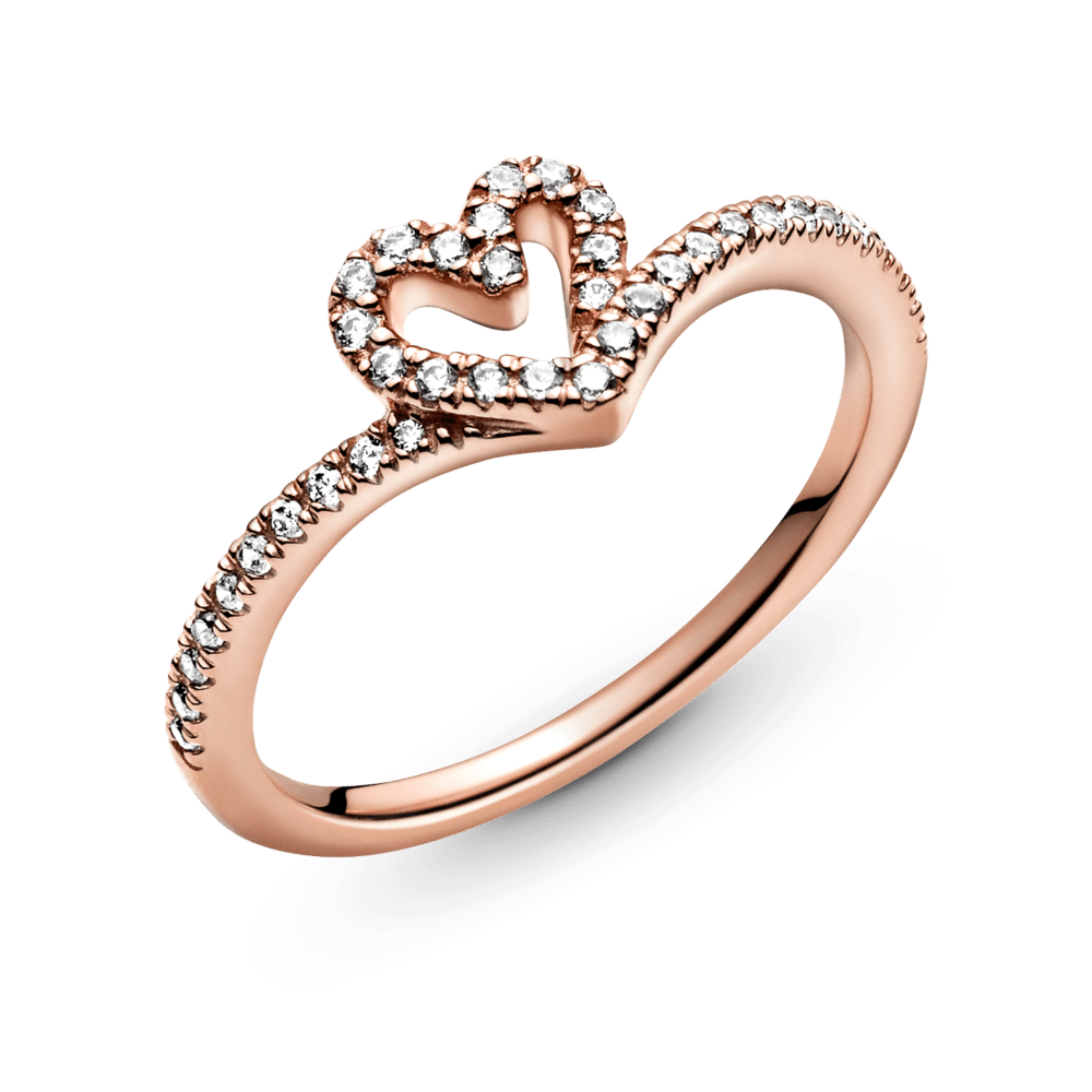 Mirdzošais sirsniņgredzens ar laimes kauliņa motīvu