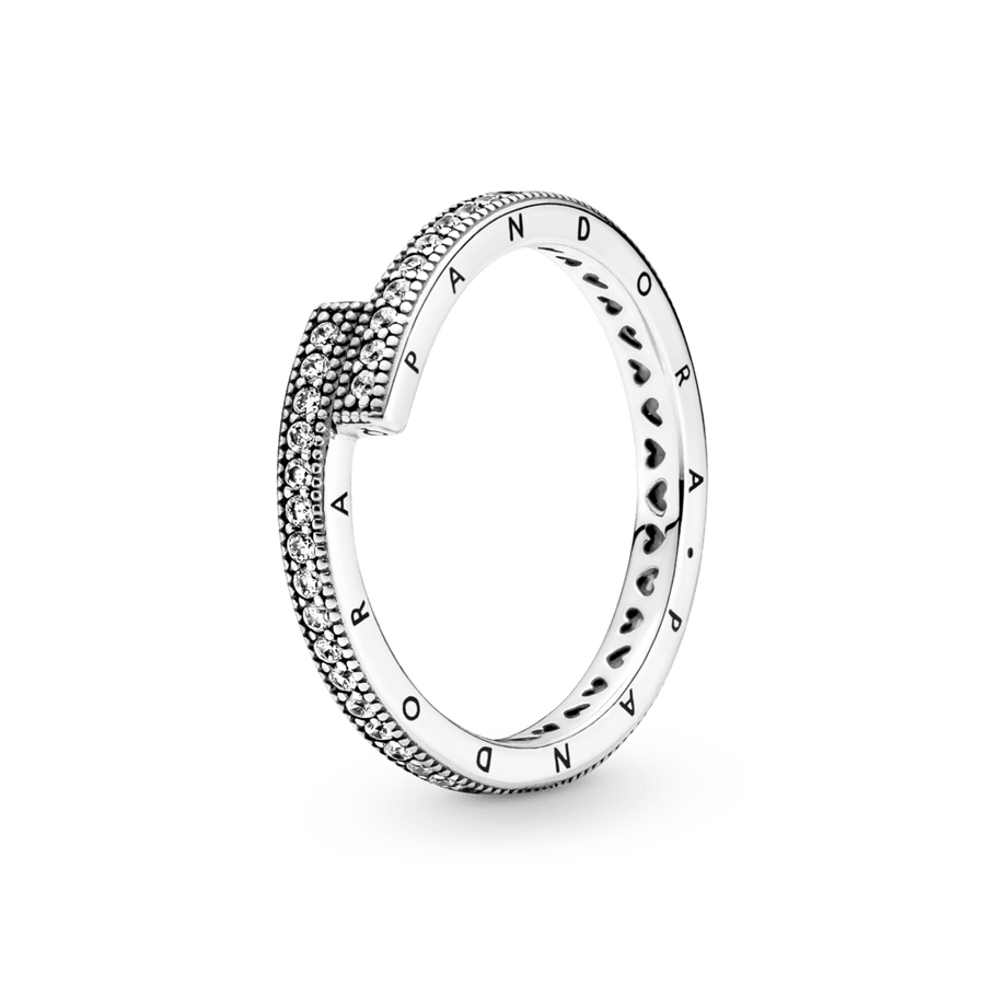 Mirdzošs gredzens ar pārklājumu