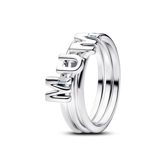 MUM burtu sadalāmais gredzens