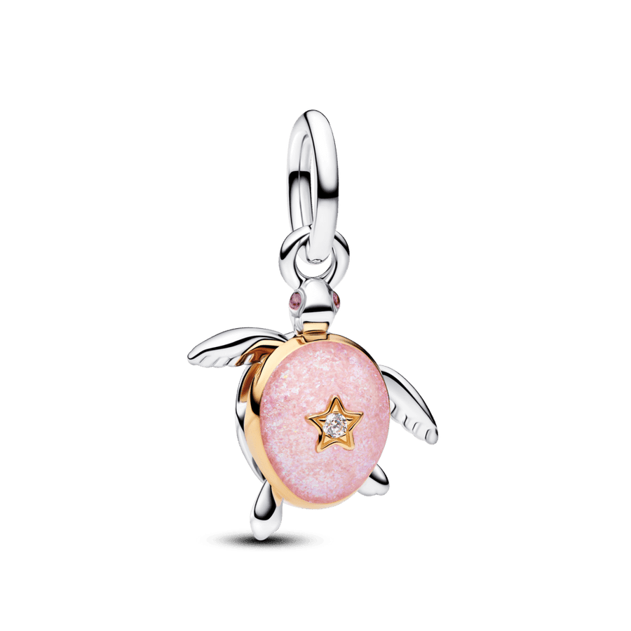 2026. gada rozā jūras bruņurupuča laboratorijā audzēta dimanta kulona amulets