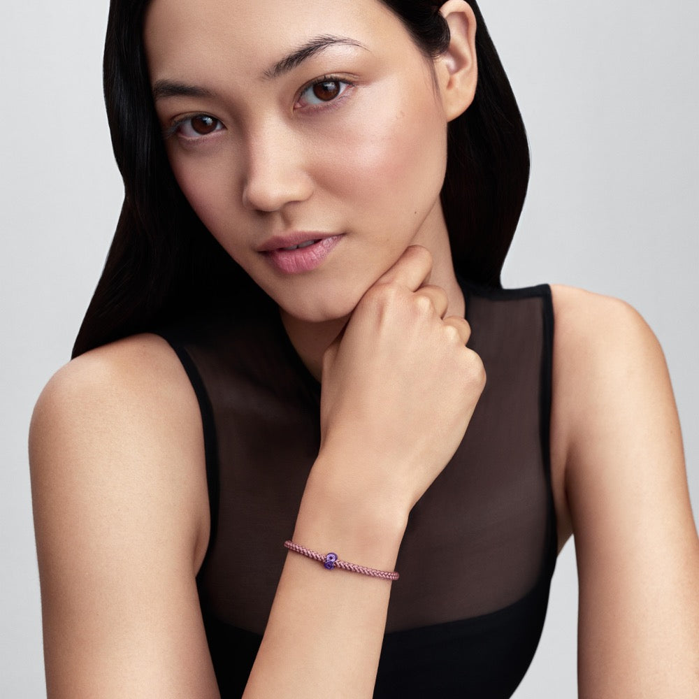 Violets bezgalības mini amulets
