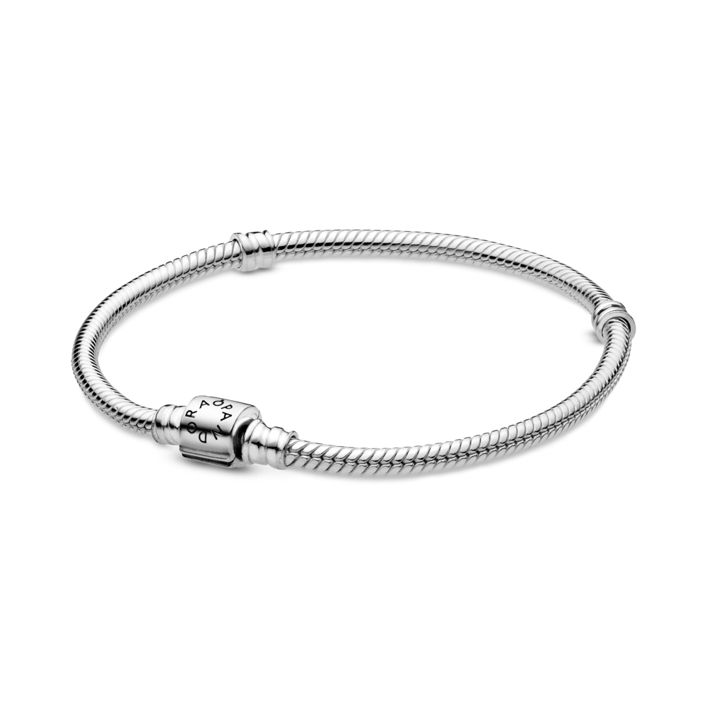 Barrel Clasp Snake Chain Bracelet