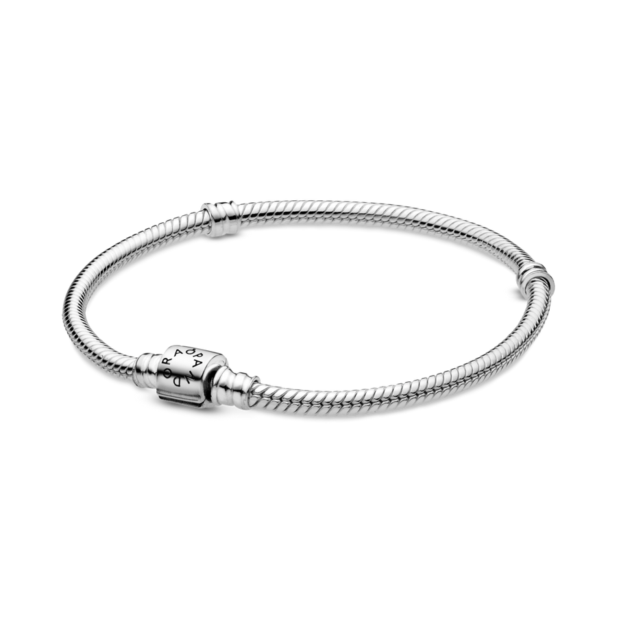 Barrel Clasp Snake Chain Bracelet