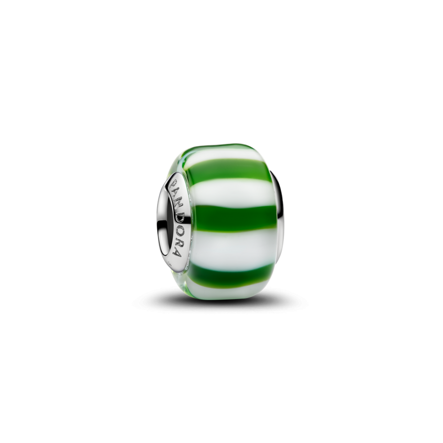 Zaļas piparmētras Murano stikla amulets
