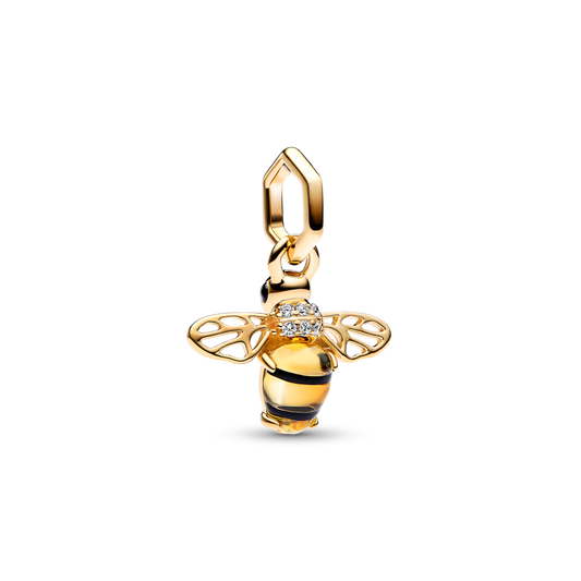 Mirdzošs piekarināmais bites amulets
