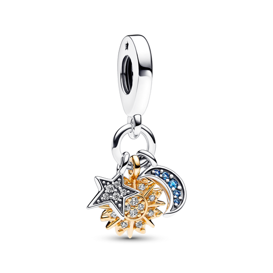 Piekarināmais divtoņu trīsdaļīgais debesu amulets