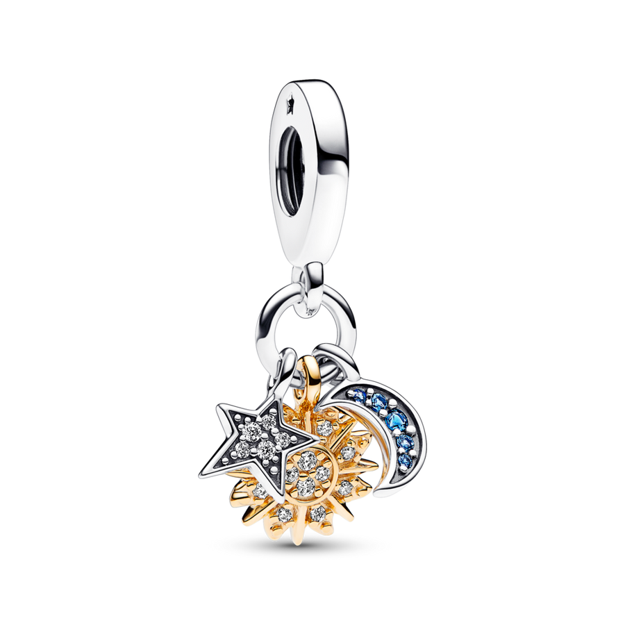 Piekarināmais divtoņu trīsdaļīgais debesu amulets