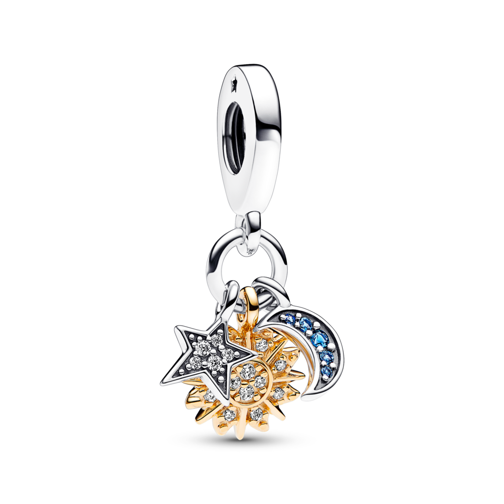 Piekarināmais divtoņu trīsdaļīgais debesu amulets