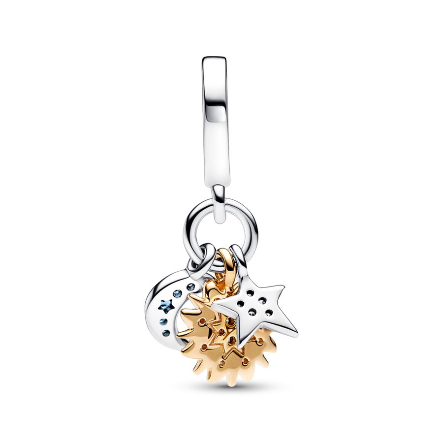 Piekarināmais divtoņu trīsdaļīgais debesu amulets