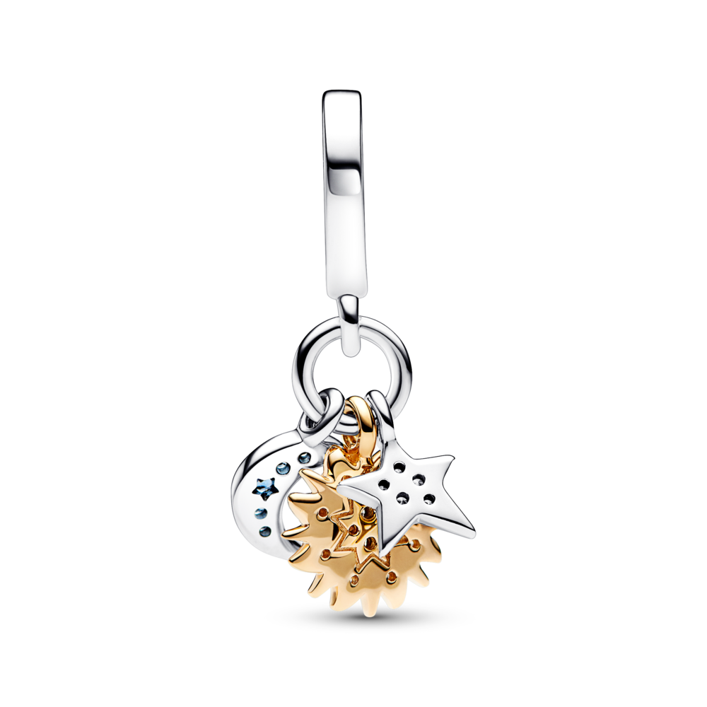 Piekarināmais divtoņu trīsdaļīgais debesu amulets