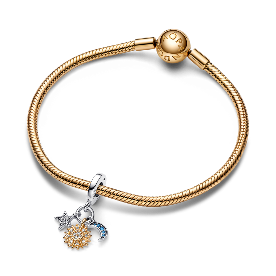 Piekarināmais divtoņu trīsdaļīgais debesu amulets
