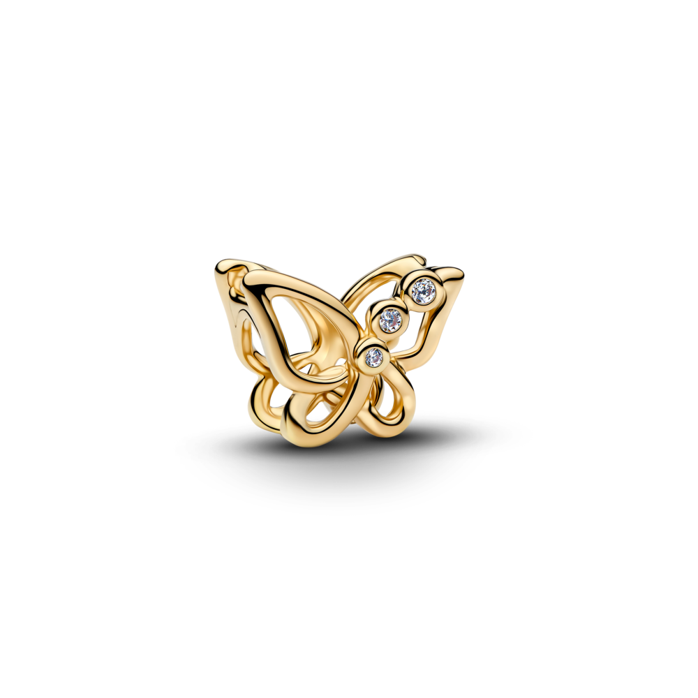 Tauriņa ažūra amulets