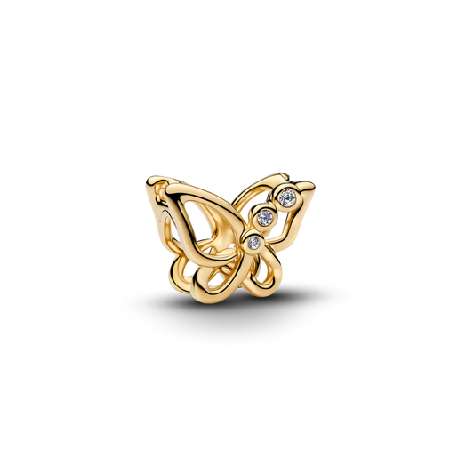 Tauriņa ažūra amulets