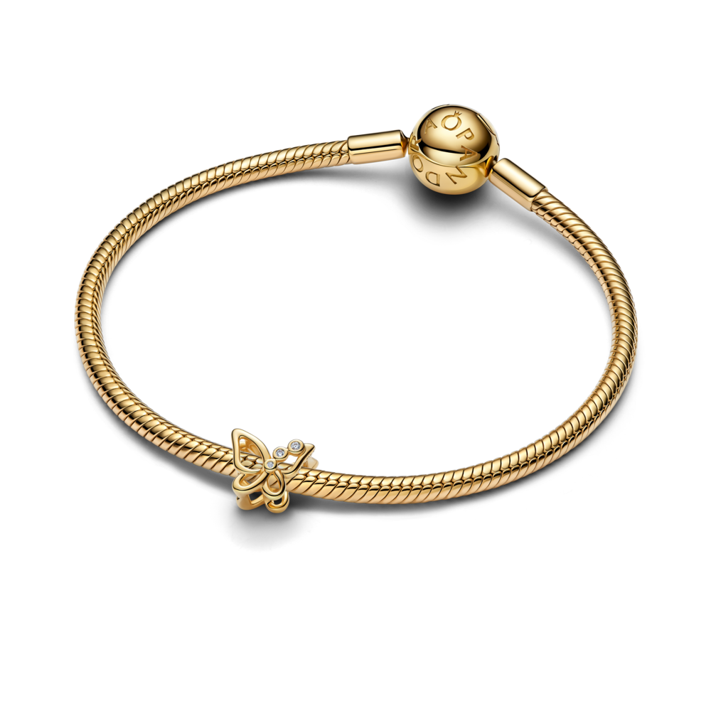 Tauriņa ažūra amulets