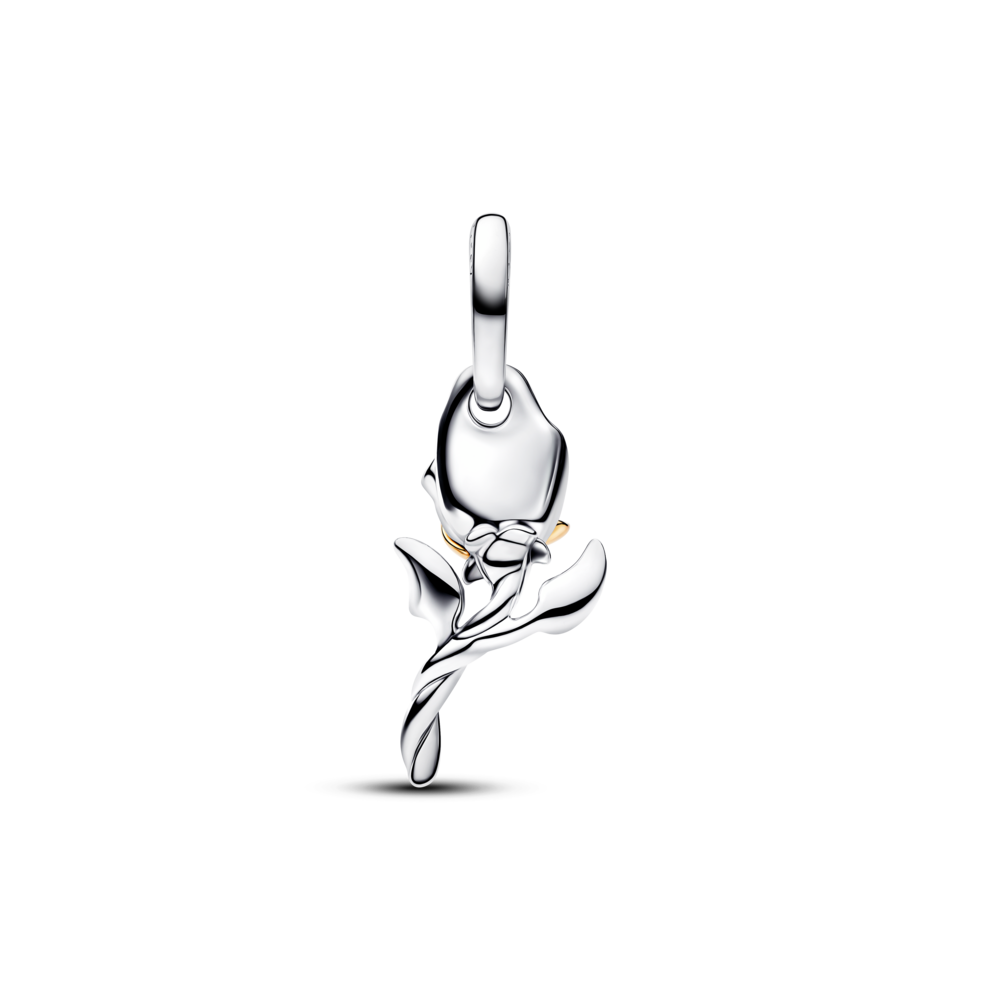 Laboratorijā audzētu dimantu amulets Disney Belle apburtā roze