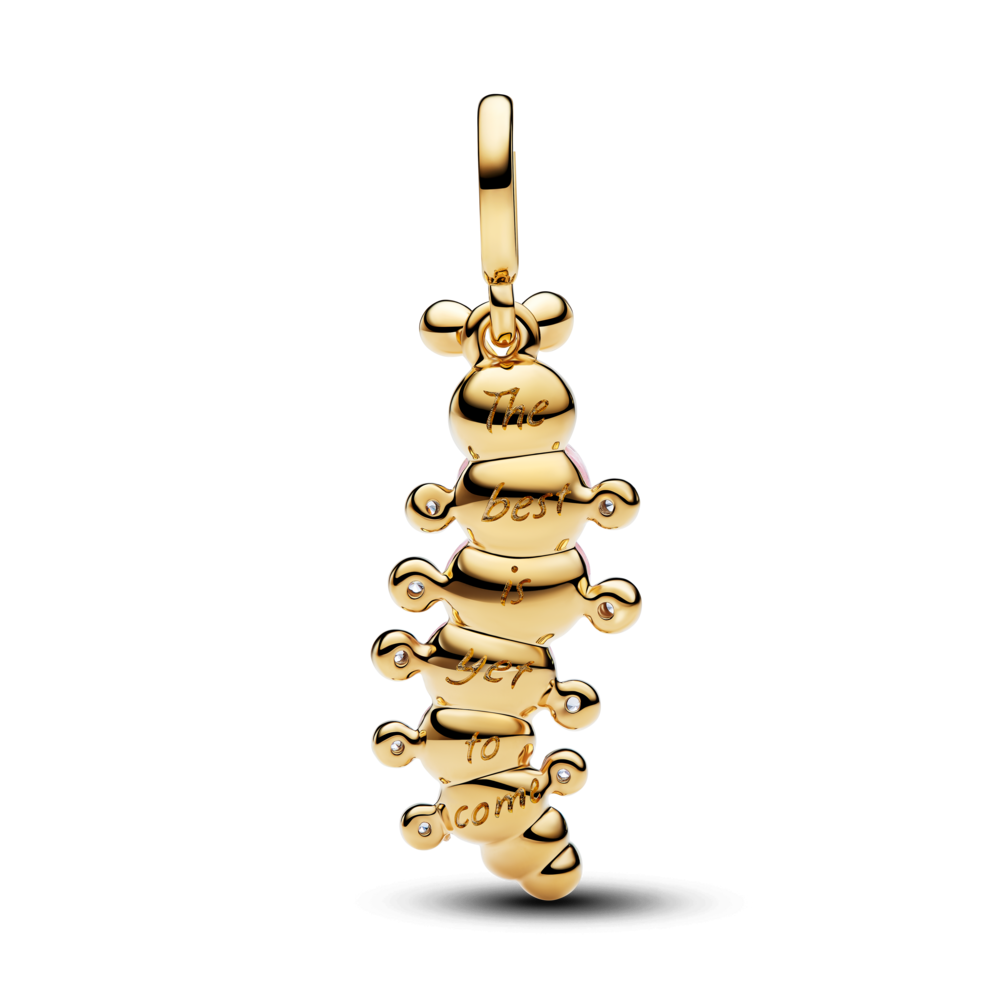 Rozā kāpura amulets