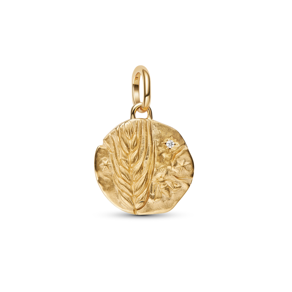 Kviešu medaljona amulets