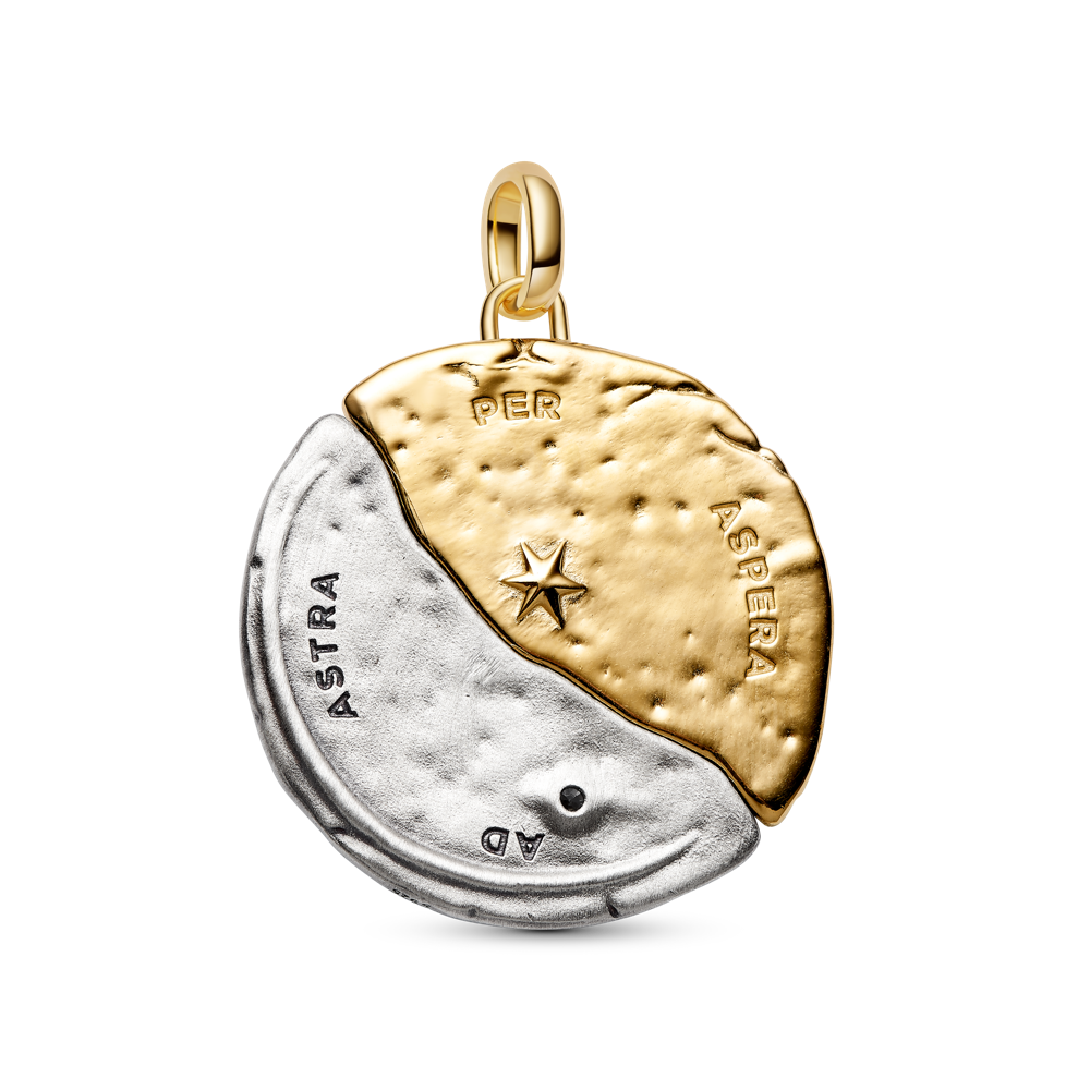 Saules un mēness lielizmēra medaljona amulets