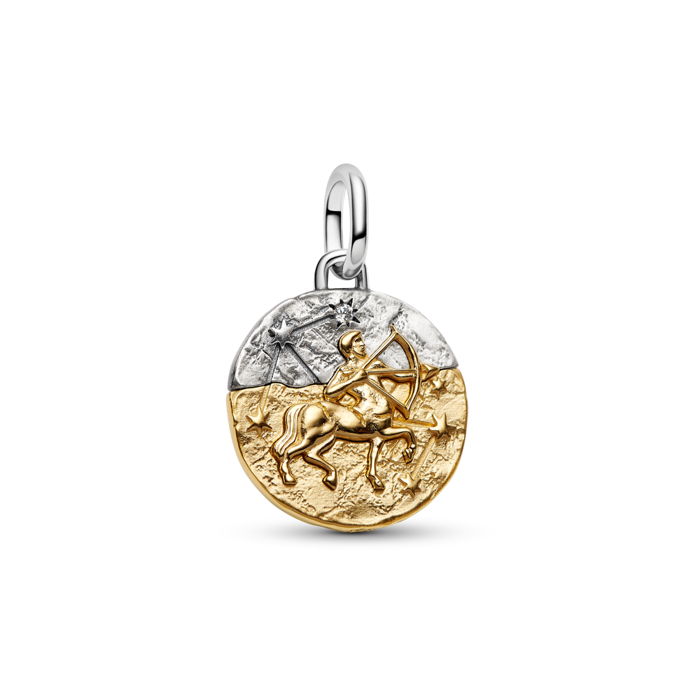 Strēlnieka zodiaka medaljona amulets