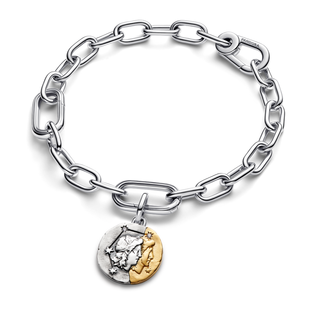 Dvīņu zodiaka medaljona amulets