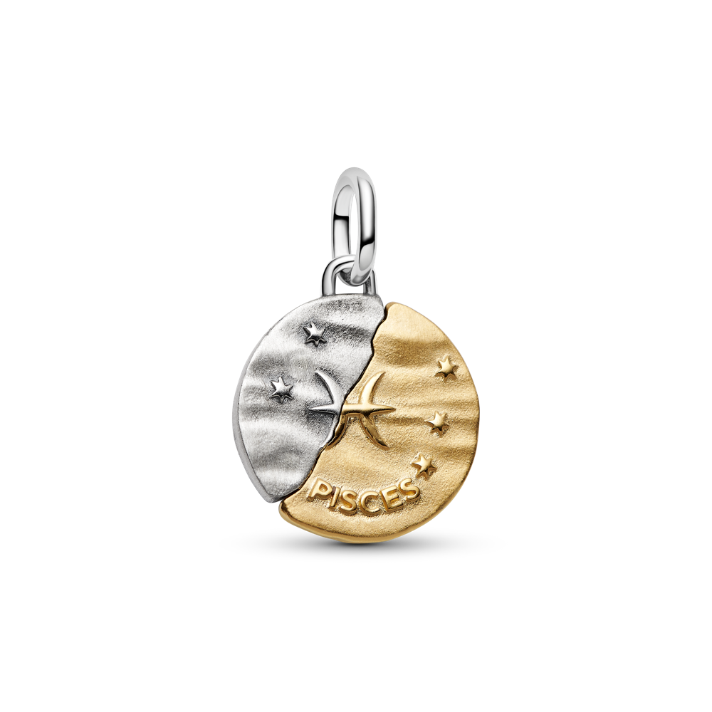 Zivju zodiaka medaljona amulets