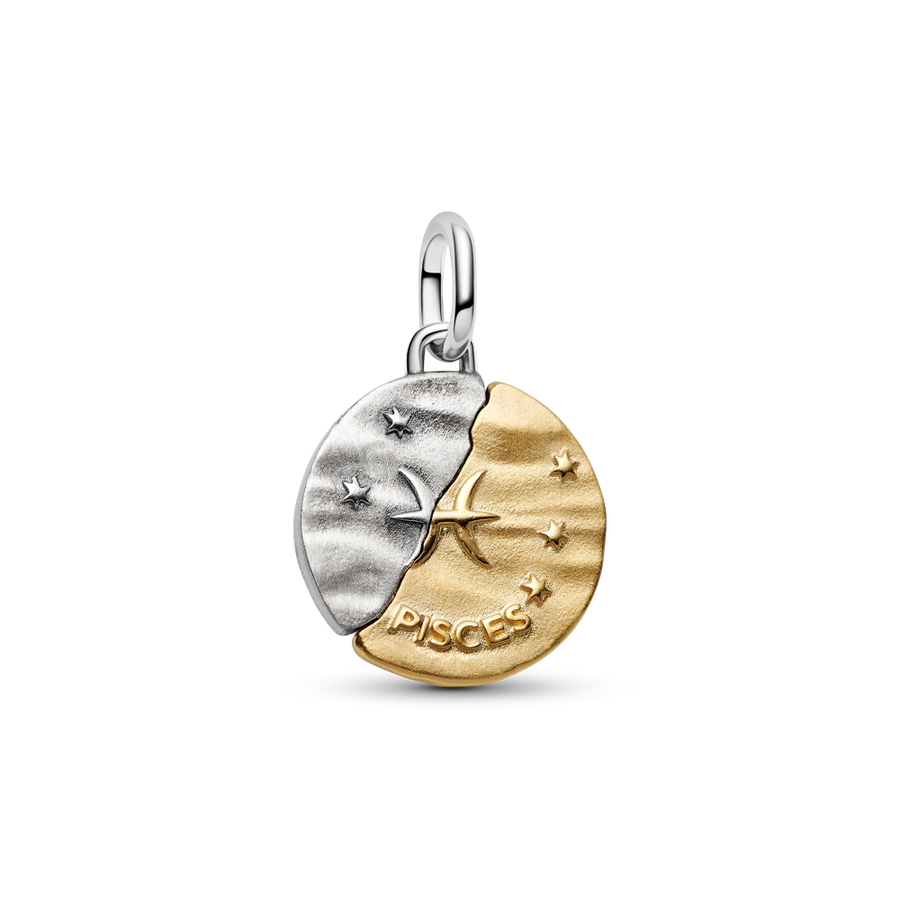 Zivju zodiaka medaljona amulets