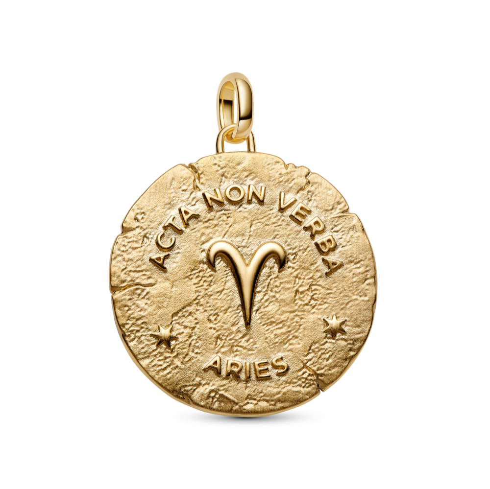 Auna zodiaka lielizmēra medaljona amulets